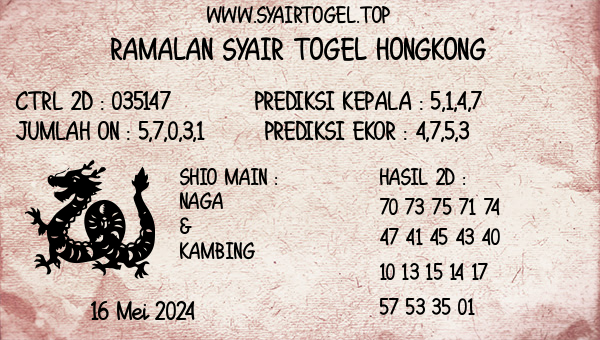 Prediksi Hongkong